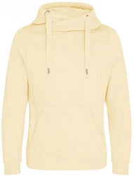 Just Hoods Sweatshirt Cross Neck Hoodie 