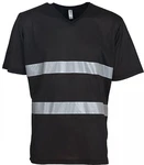 YOKO Warnschutz-Shirt Herren Hi Vis Top V-Neck Schwarz/Dunkelgrau/Dunkelblau/Grau
