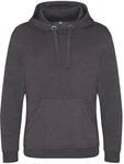 Just Hoods Kapuzenpullover Graduate Heavyweight Hoodie Dunkelgrau/Grau/Hellgrau