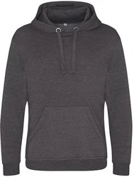 Just Hoods Kapuzenpullover Graduate Heavyweight Hoodie Dunkelgrau/Grau/Hellgrau