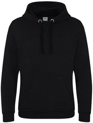Just Hoods Kapuzenpullover Graduate Heavyweight Hoodie Schwarz