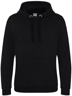 Just Hoods Kapuzenpullover Graduate Heavyweight Hoodie Schwarz