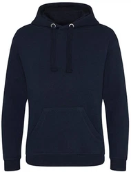 Just Hoods Kapuzenpullover Graduate Heavyweight Hoodie Dunkelblau/Blau