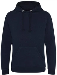 Just Hoods Kapuzenpullover Graduate Heavyweight Hoodie Dunkelblau/Blau