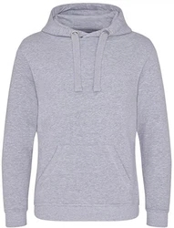 Just Hoods Kapuzenpullover Graduate Heavyweight Hoodie Grau/Hellgrau