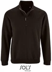SOLS Sweatshirt Herren Zip High Collar Stan Dunkelbraun/Schwarz/Dunkelgrün/Braun