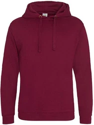 Just Hoods Kapuzenpullover Epic Print Hoodie Dunkelrot/Bordeaux/Rot/Rosa/Lila