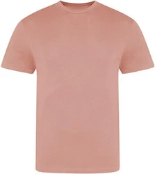 Just Ts Rundhalsshirt The 100 T Rot/Rosa/Orange