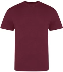 Just Ts Rundhalsshirt The 100 T Dunkelrot/Lila/Bordeaux/Rot