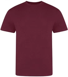 Just Ts Rundhalsshirt The 100 T Dunkelrot/Lila/Bordeaux/Rot
