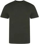 Just Ts Rundhalsshirt The 100 T Dunkelgrün/Khaki