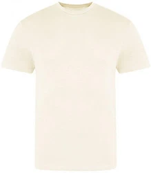 Just Ts Rundhalsshirt The 100 T Weiß/Khaki/Beige