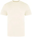 Just Ts Rundhalsshirt The 100 T Weiß/Khaki/Beige