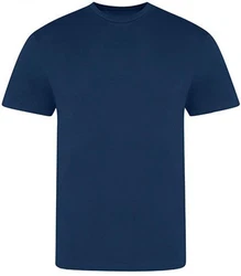 Just Ts Rundhalsshirt The 100 T Dunkelblau