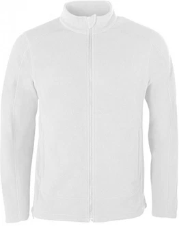 HRM Fleecejacke Herren Full-Zip Jacket Grau/Weiß/Creme/Hellgrau
