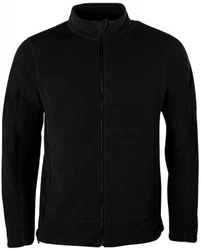 HRM Fleecejacke Herren Full-Zip Jacket Schwarz