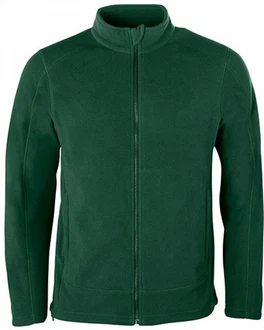 HRM Fleecejacke Herren Full-Zip Jacket Dunkelgrün