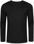 Promodoro Langarmshirt Herren Roundneck T-Shirt Schwarz