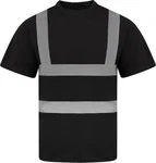 Korntex Warnschutz Shirt Herren EN ISO 20471:2013 Schwarz/Dunkelgrau