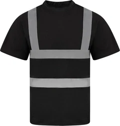 Korntex Warnschutz Shirt Herren EN ISO 20471:2013 Schwarz/Dunkelgrau