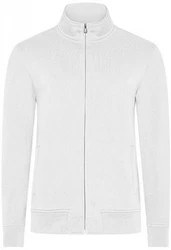 HRM Sweatjacke Mens Premium Full-Zip Sweat Jacket Grau/Weiß