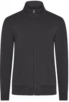 HRM Sweatjacke Mens Premium Full-Zip Sweat Jacket Dunkelgrau/Grau/Schwarz