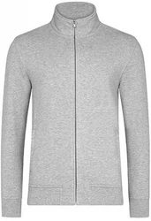 HRM Sweatjacke Mens Premium Full-Zip Sweat Jacket Grau/Hellgrau