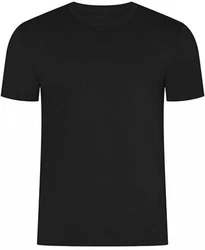 HRM Rundhalsshirt Herren Organic Heavy Luxury Roundneck T-Shirt Schwarz