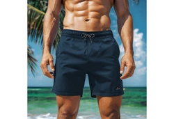 Hhenhorn Badeshorts Wellenmaster Herren Badehose Dunkelblau/Blau