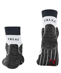 FALKE Laufsocken RU Trail Weiß/Dunkelblau/Schwarz/Grau/Silber