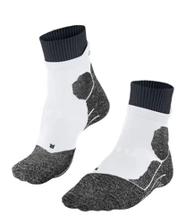 FALKE Laufsocken RU Trail Weiß/Dunkelblau/Schwarz/Grau/Silber
