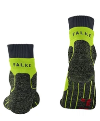 FALKE Laufsocken RU Trail Grün/Gelb/Neonfarben