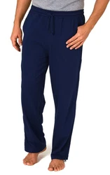 Normann Care Relaxanzug Herren Trainings Rehahose mit seitlichen Reißverschluss Jogginghose Dunkelblau/Blau/Grau