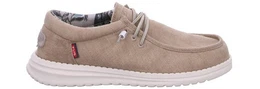 Jack Washed Canvas Beige Slipper