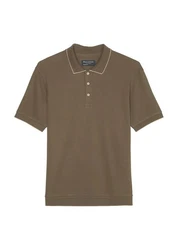 Marc O'Polo Poloshirt Khaki/Braun/Dunkelgrün/Grau