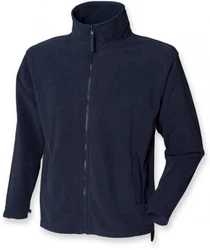 Henbury Microfleece Jacket Dunkelblau/Blau