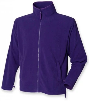 Henbury Microfleece Jacket Dunkelblau/Lila/Blau/Fliederfarben