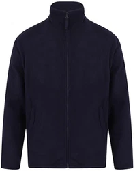Henbury Microfleece Jacket Dunkelblau/Blau