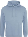 Just Hoods Kapuzenpullover College Hoodie Blau/Hellblau