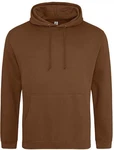 Just Hoods Kapuzenpullover College Hoodie Braun/Dunkelbraun/Khaki