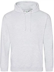 Just Hoods Kapuzenpullover College Hoodie Grau/Hellgrau
