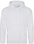 Just Hoods Kapuzenpullover College Hoodie Grau/Hellgrau
