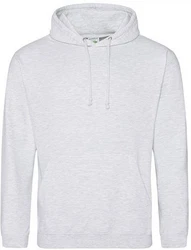 Just Hoods Kapuzenpullover College Hoodie Grau/Hellgrau