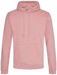 Just Hoods Kapuzenpullover College Hoodie Rosa/Rot