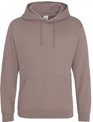 Just Hoods Kapuzenpullover College Hoodie Lila/Grau/Braun/Beige