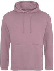 Just Hoods Kapuzenpullover College Hoodie Lila/Rosa