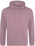 Just Hoods Kapuzenpullover College Hoodie Lila/Rosa