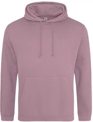 Just Hoods Kapuzenpullover College Hoodie Lila/Rosa