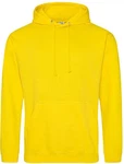 Just Hoods Kapuzenpullover College Hoodie Gelb