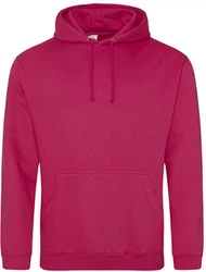 Just Hoods Kapuzenpullover College Hoodie Rosa
